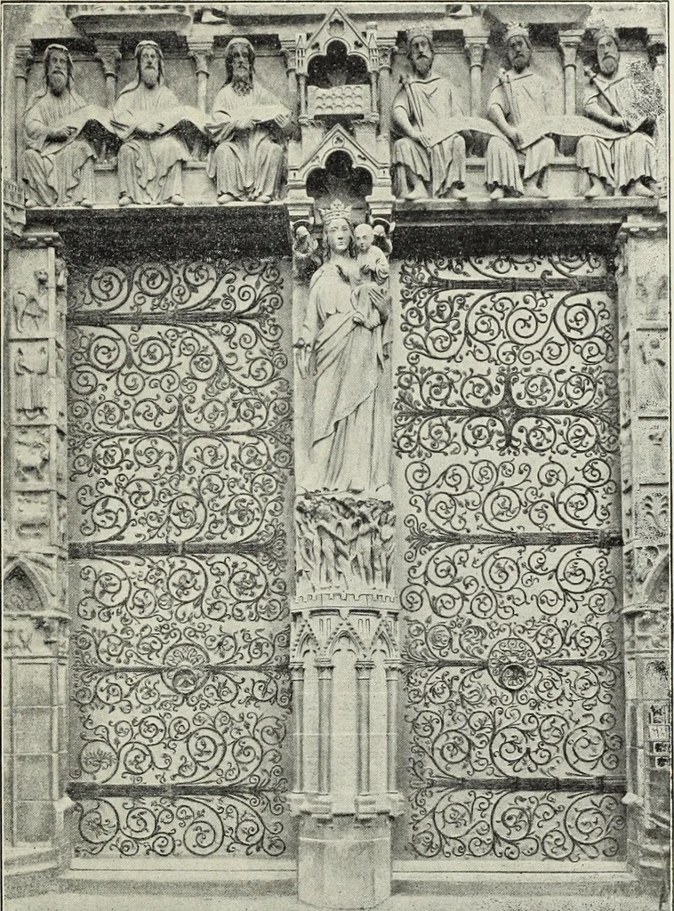 An illustration from L'art decoratif dans le vieux Paris, 1898, leaf 26
