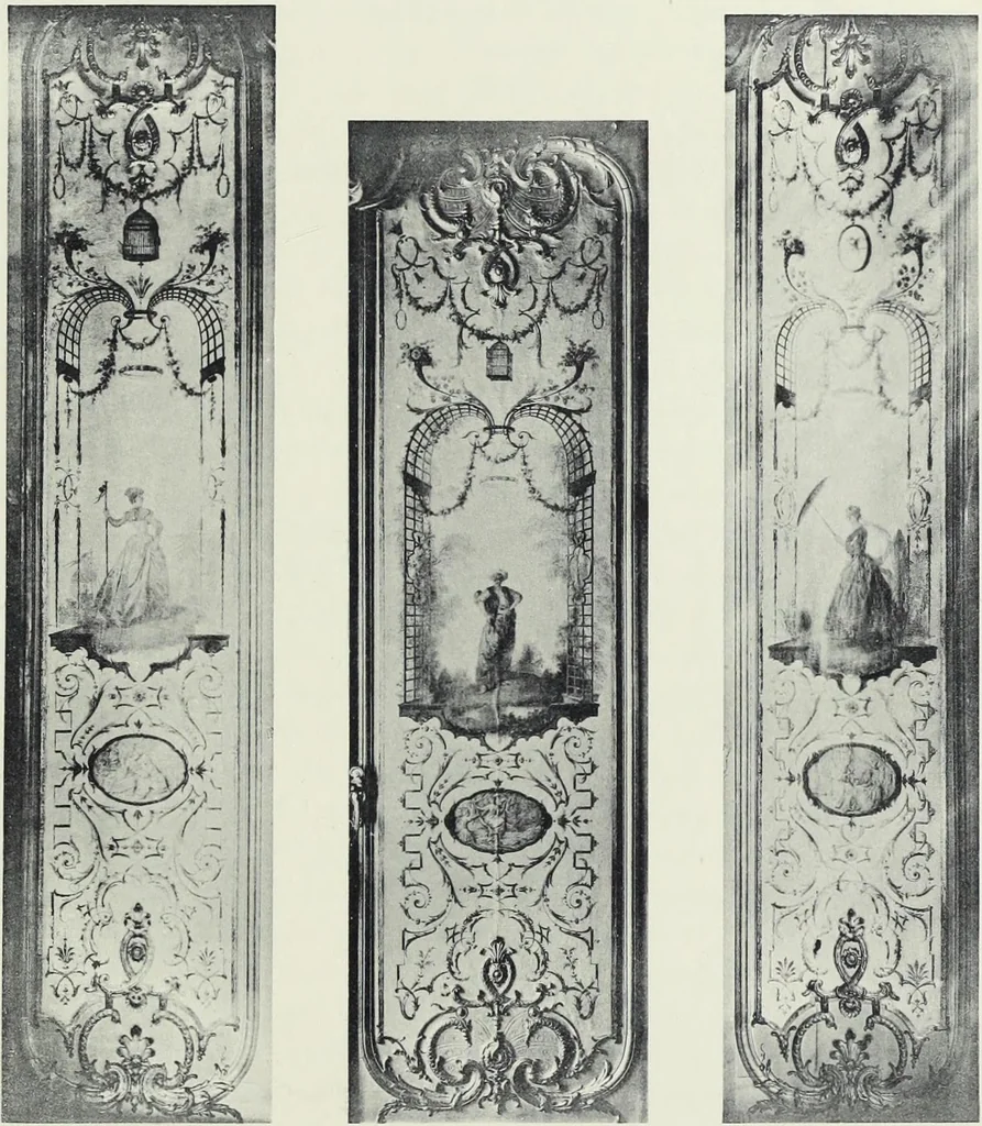 An illustration from L'art decoratif dans le vieux Paris, 1898, leaf 274