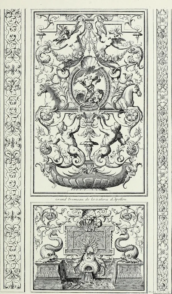 An illustration from L'art decoratif dans le vieux Paris, 1898, leaf 282