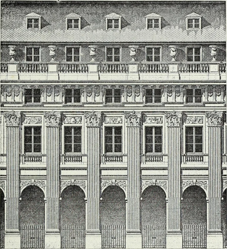 An illustration from L'art decoratif dans le vieux Paris, 1898, leaf 304