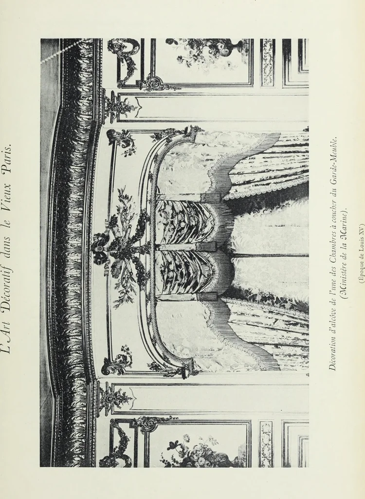 An illustration from L'art decoratif dans le vieux Paris, 1898, leaf 310