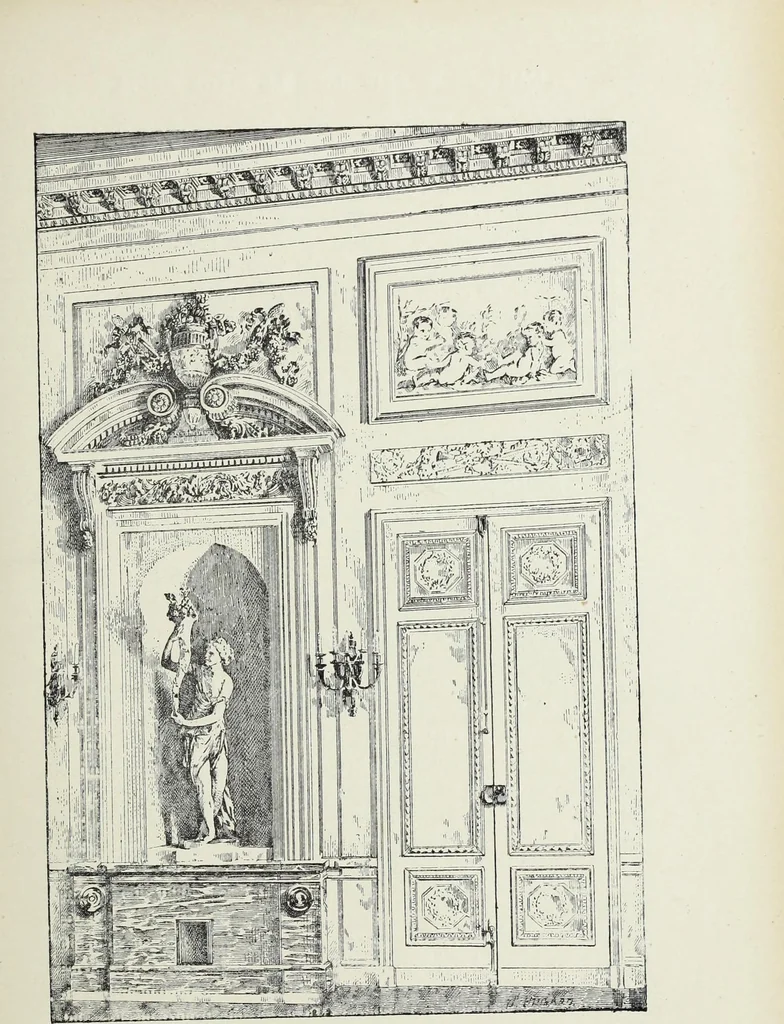 An illustration from L'art decoratif dans le vieux Paris, 1898, leaf 332