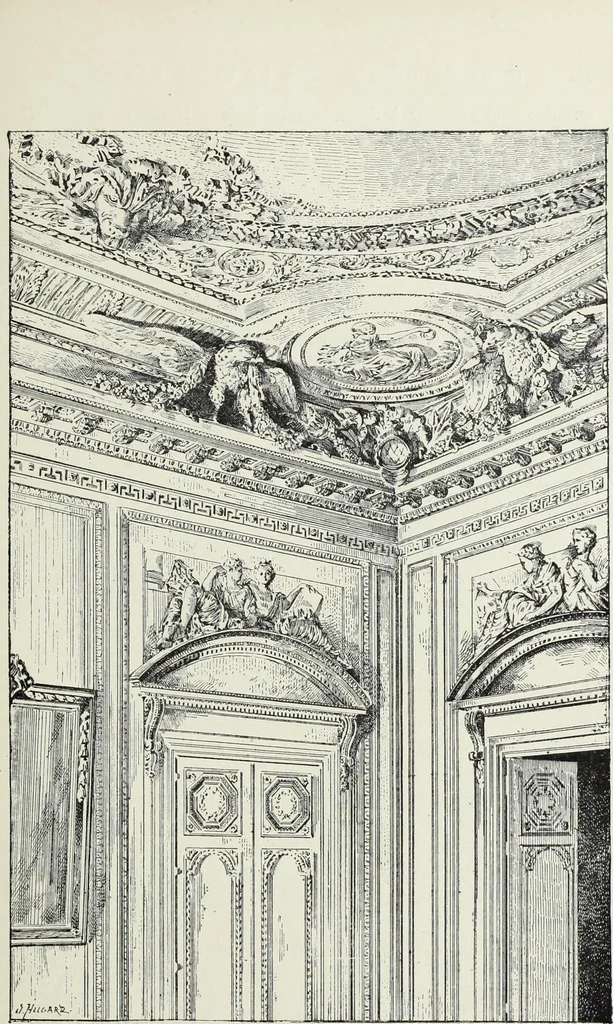 An illustration from L'art decoratif dans le vieux Paris, 1898, leaf 334
