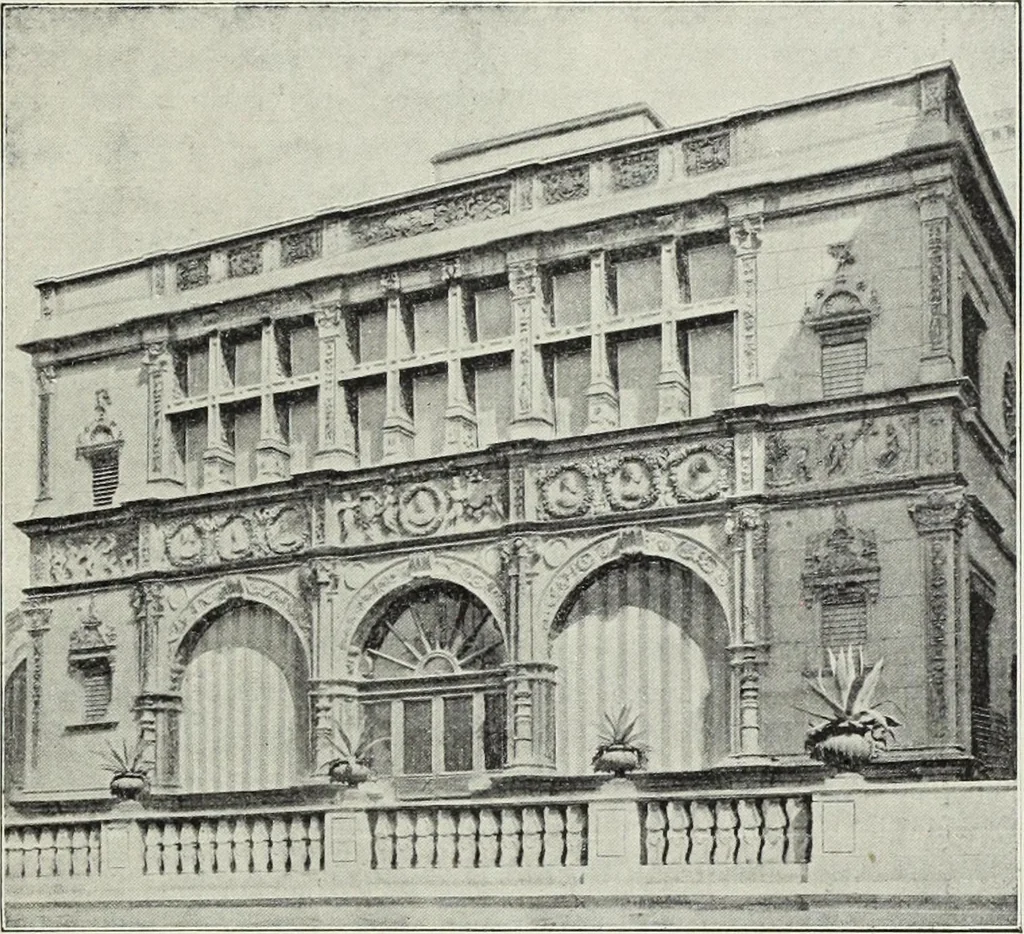 An illustration from L'art decoratif dans le vieux Paris, 1898, leaf 344