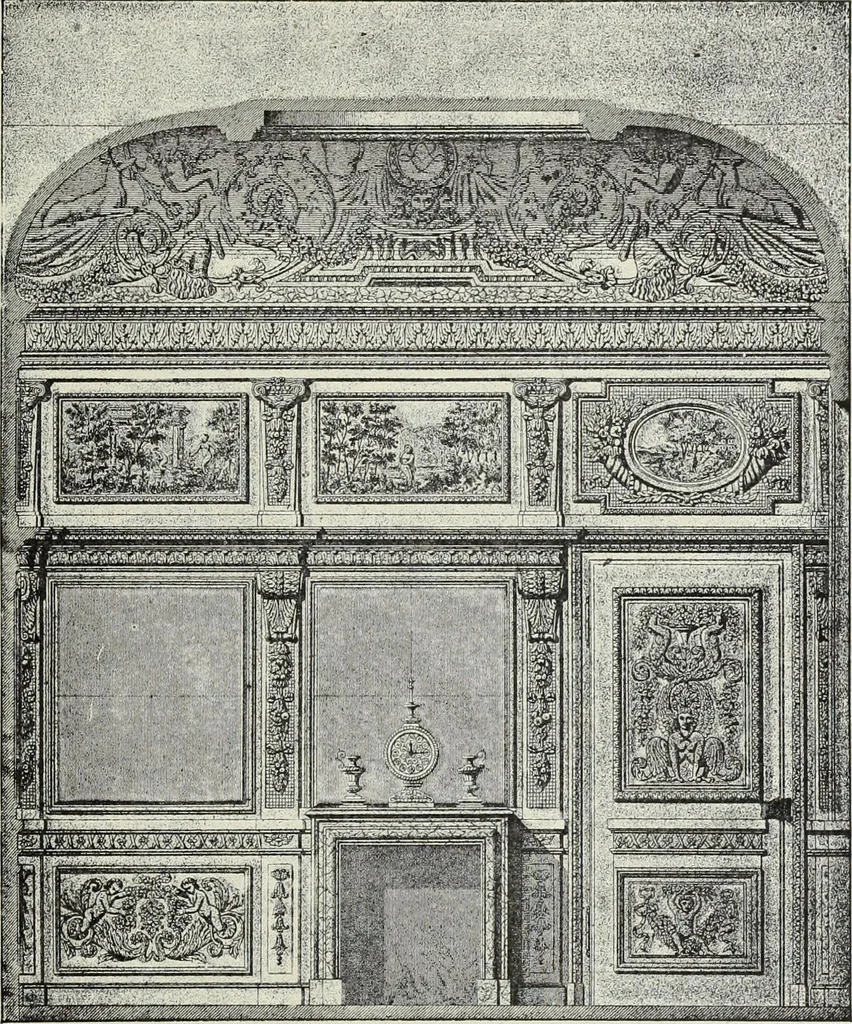 An illustration from L'art decoratif dans le vieux Paris, 1898, leaf 38