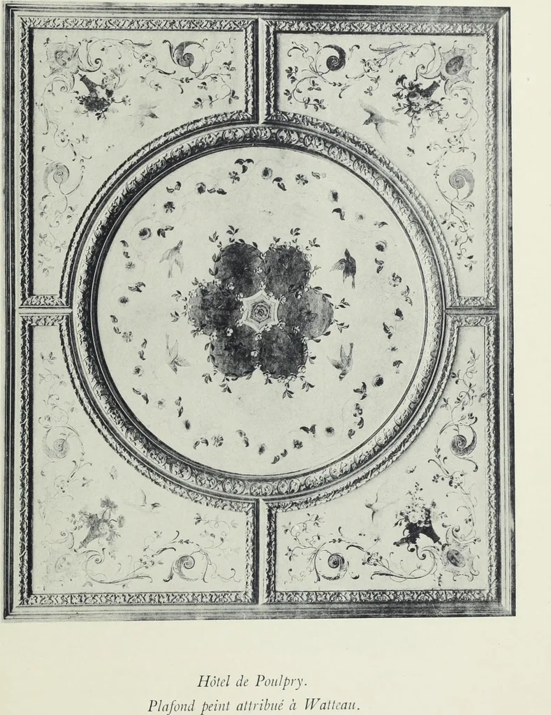 An illustration from L'art decoratif dans le vieux Paris, 1898, leaf 40