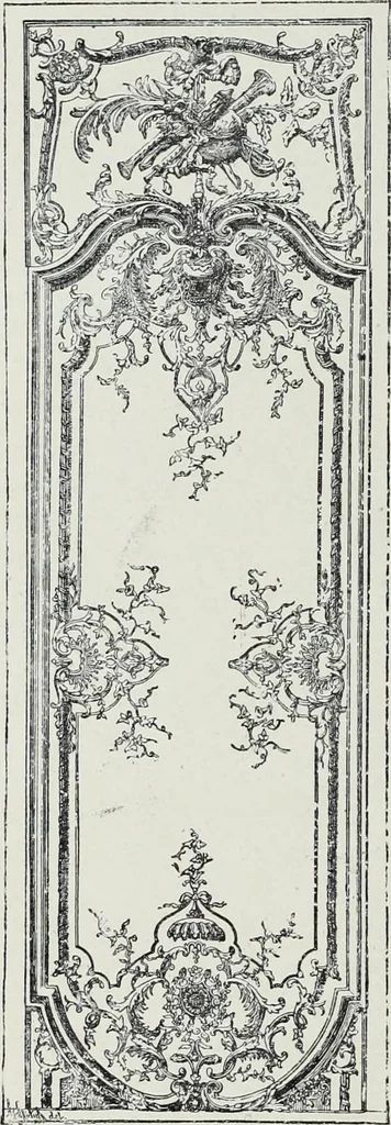 An illustration from L'art decoratif dans le vieux Paris, 1898, leaf 49