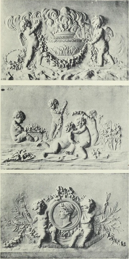 An illustration from L'art decoratif dans le vieux Paris, 1898, leaf 58