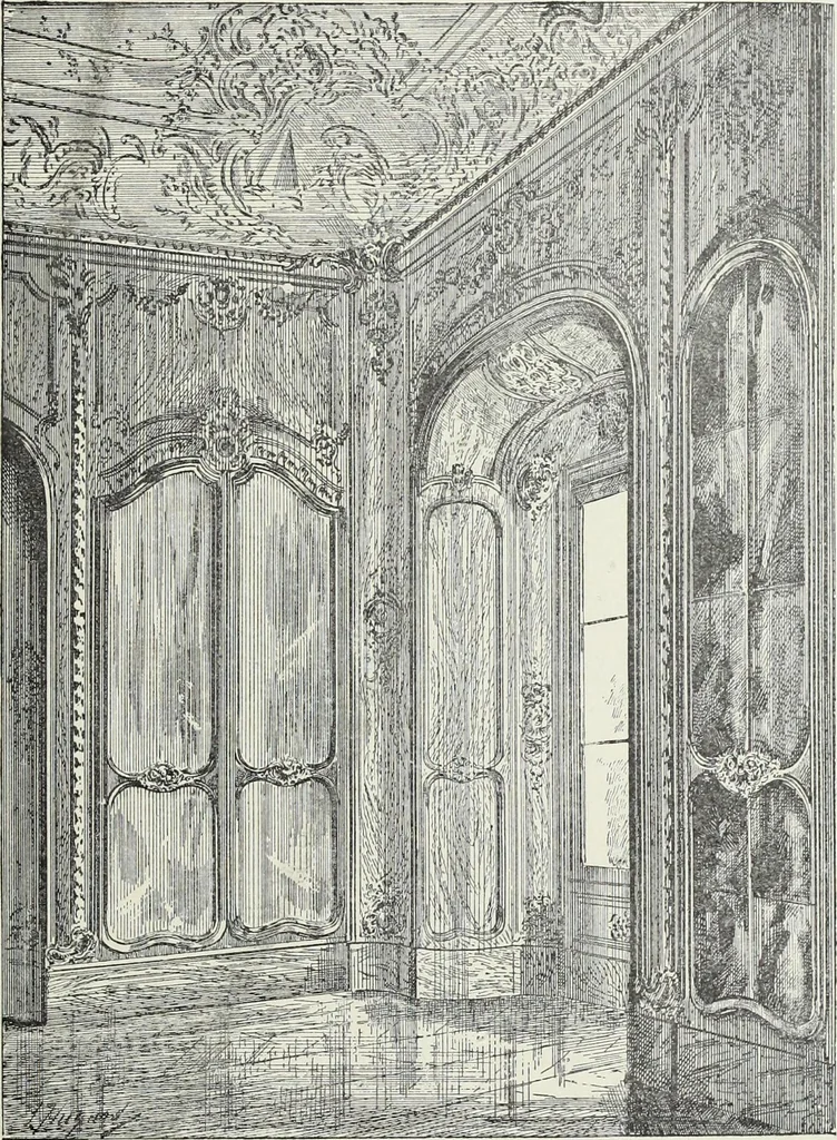 An illustration from L'art decoratif dans le vieux Paris, 1898, leaf 62