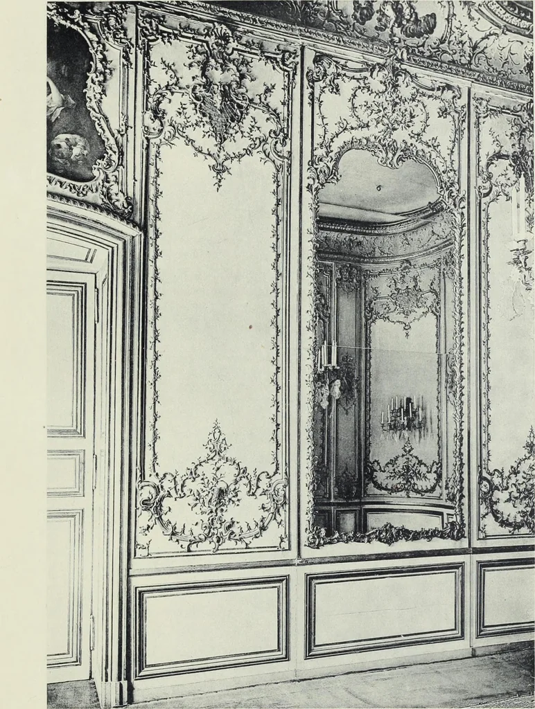 An illustration from L'art decoratif dans le vieux Paris, 1898, leaf 76