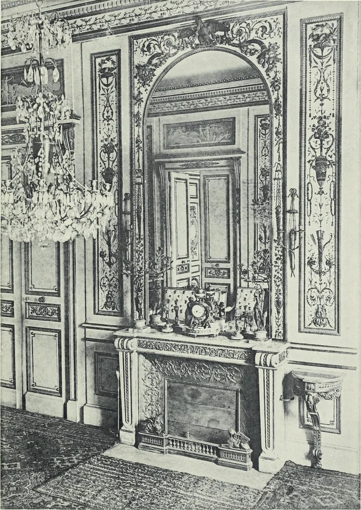An illustration from L'art decoratif dans le vieux Paris, 1898, leaf 94