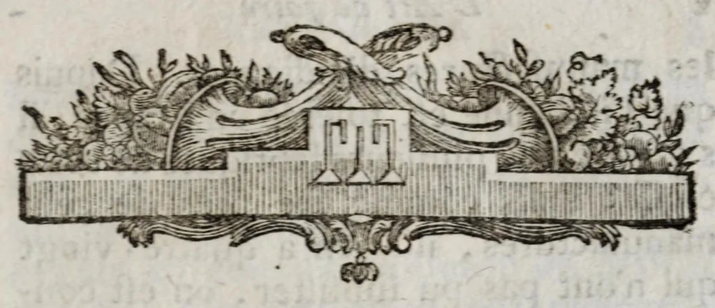 An illustration from L'art de faire les Indiennes : et de composer les plus belles couleurs, bon teint, à cet usage, de peindre les étosses de soie, & en miniature : de laver les desseins, plans, cartes géographiques &c. : de teindre le bois, la paille, le crin, les fleurs artificielles, &c. : avec plusieurs secrets pour faire toute sorte de couleurs qui n'altérent point les étosses & qui sont à l'épreuve du grand air & due soleil, 1786, leaf 17
