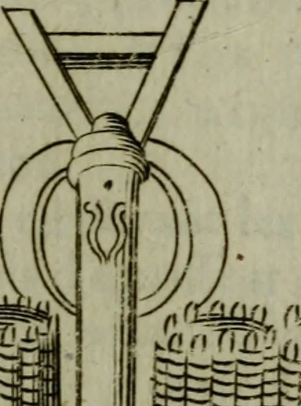 An illustration from L'art de fortifier, de defendre, et d'attaquer les places : suivant les methodes françoises, hollandoises, italiennes & espagnoles, le tout enrichy de figures en taille douce, 1677, leaf 506