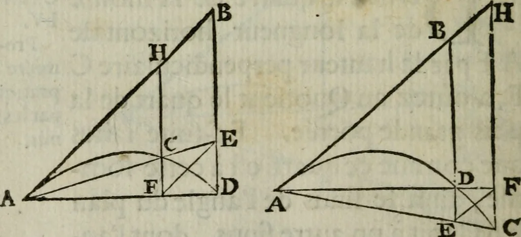 An illustration from L'art de jetter les bombes, 1685, leaf 133