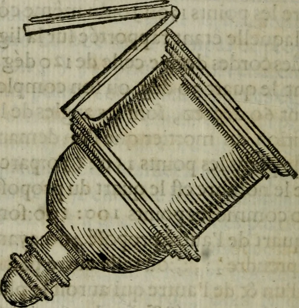 An illustration from L'art de jetter les bombes, 1685, leaf 165