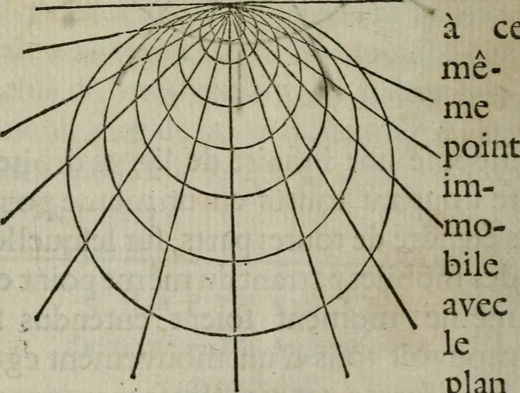 An illustration from L'art de jetter les bombes, 1685, leaf 211