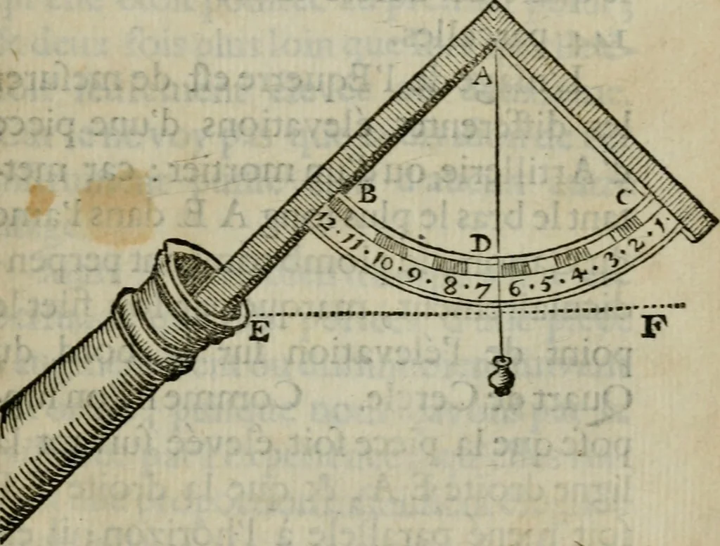 An illustration from L'art de jetter les bombes, 1685, leaf 24