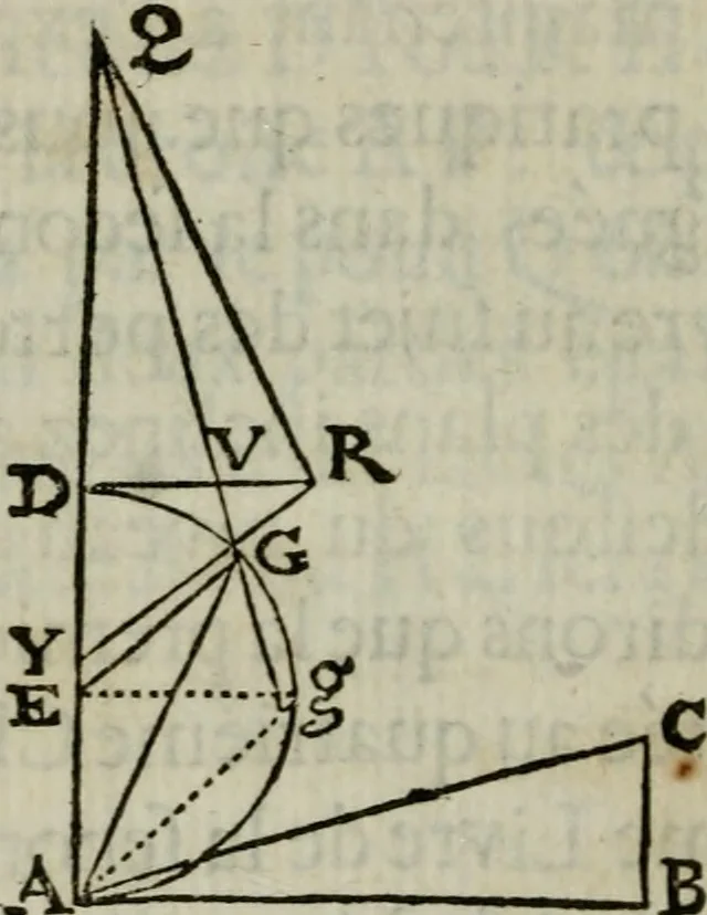 An illustration from L'art de jetter les bombes, 1685, leaf 313