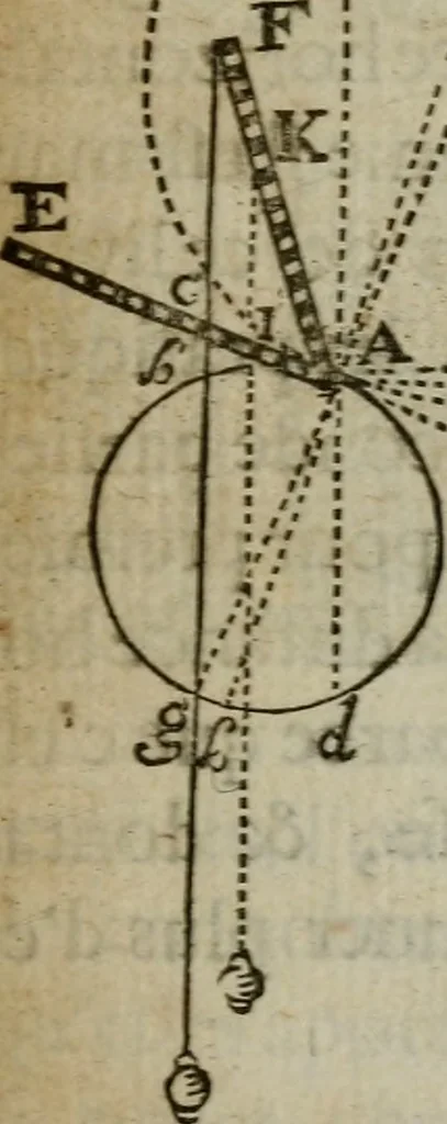 An illustration from L'art de jetter les bombes, 1685, leaf 378