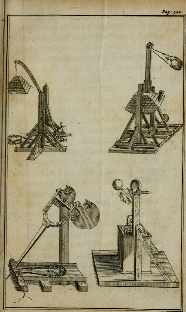 An illustration from L'art de jetter les bombes, 1685, leaf 552