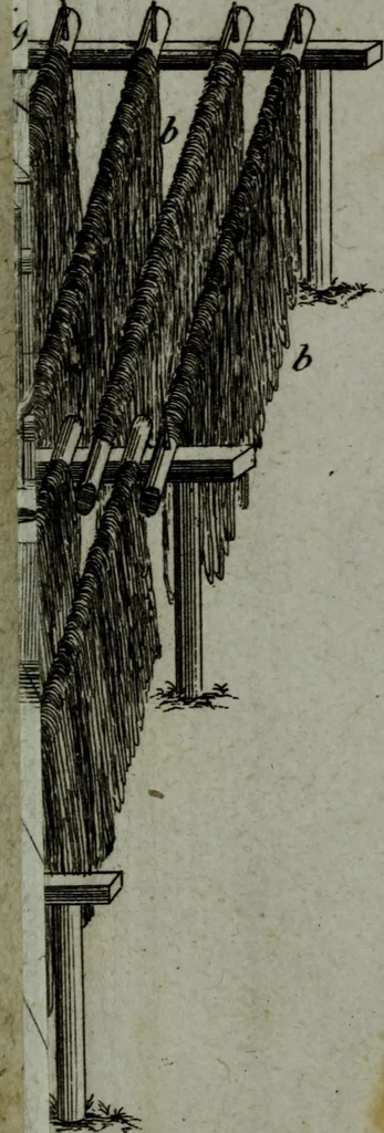 An illustration from L'art de la teinture du coton en rouge, 1807, leaf 195