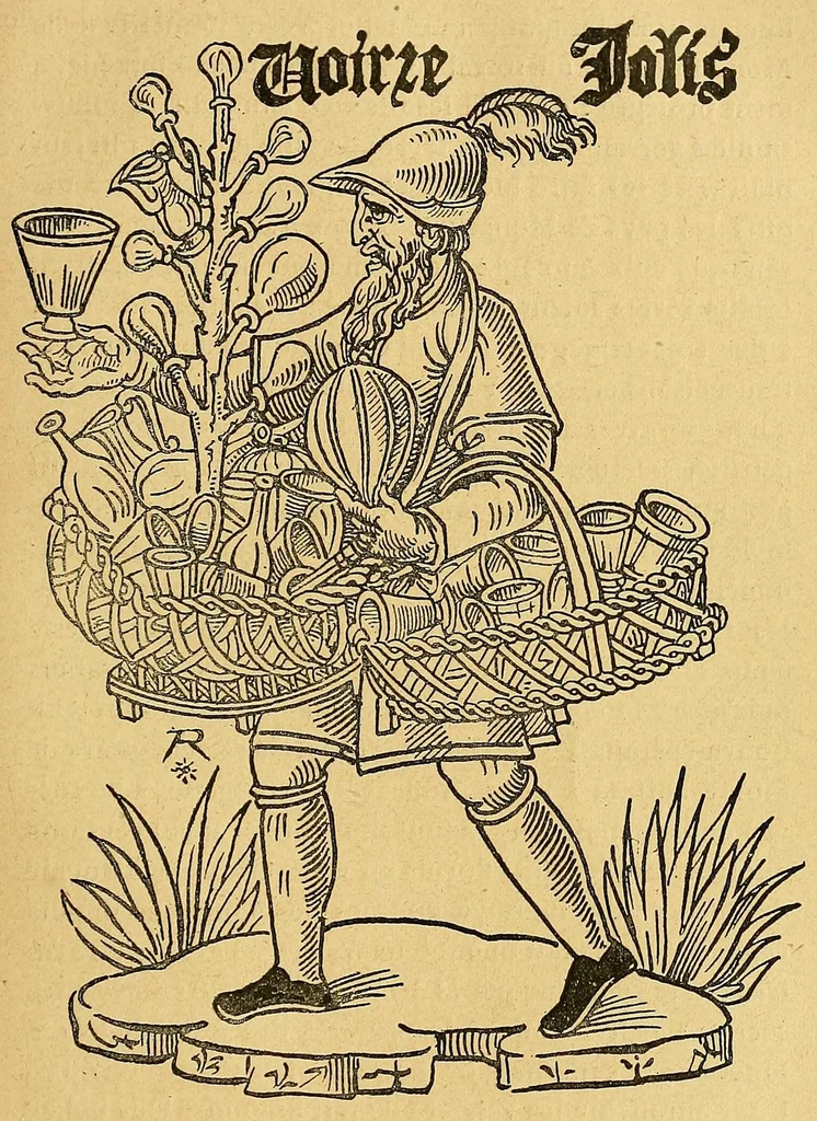 An illustration from L'art de la verrerie, 1908, leaf 223