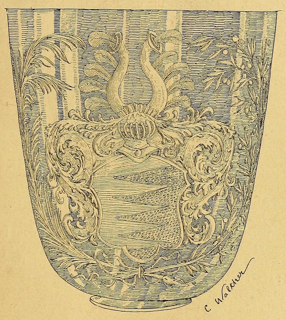 An illustration from L'art de la verrerie, 1908, leaf 273