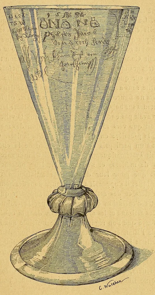 An illustration from L'art de la verrerie, 1885, leaf 259