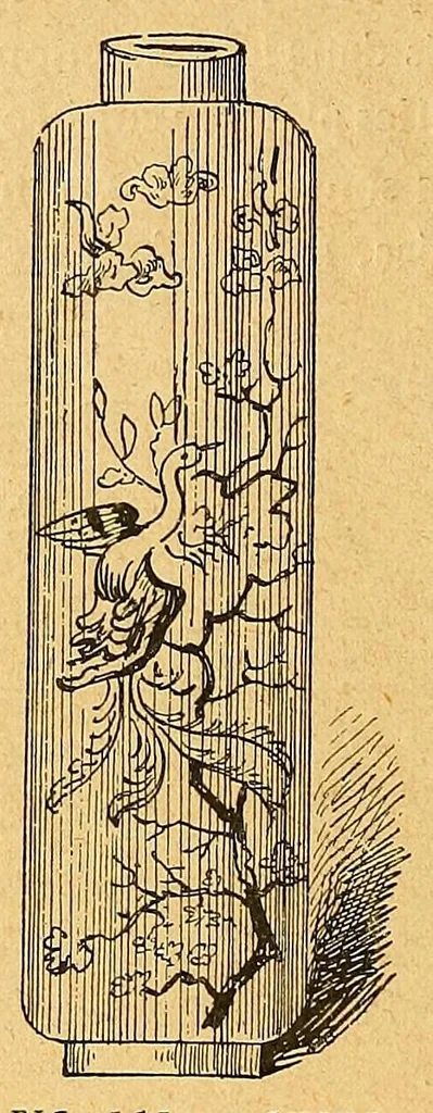 An illustration from L'art de la verrerie, 1885, leaf 318