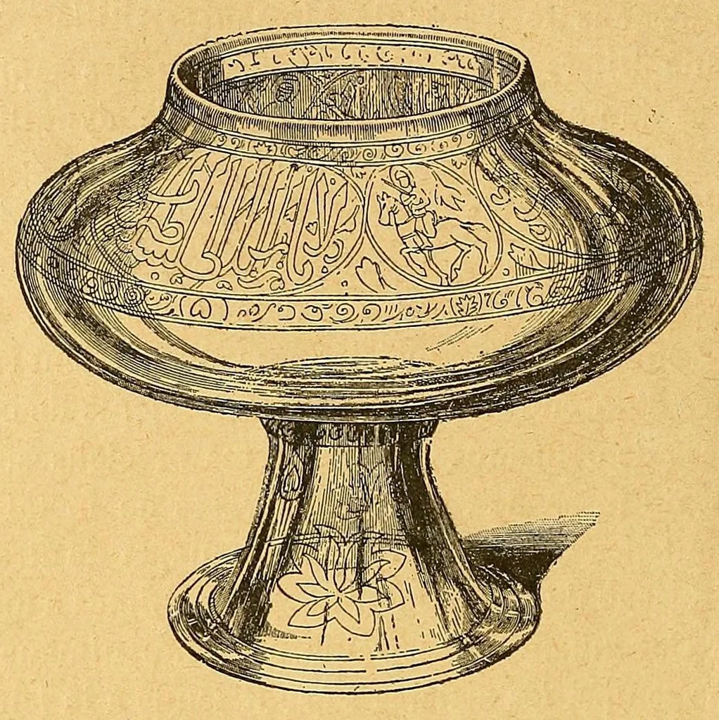 An illustration from L'art de la verrerie, 1885, leaf 96