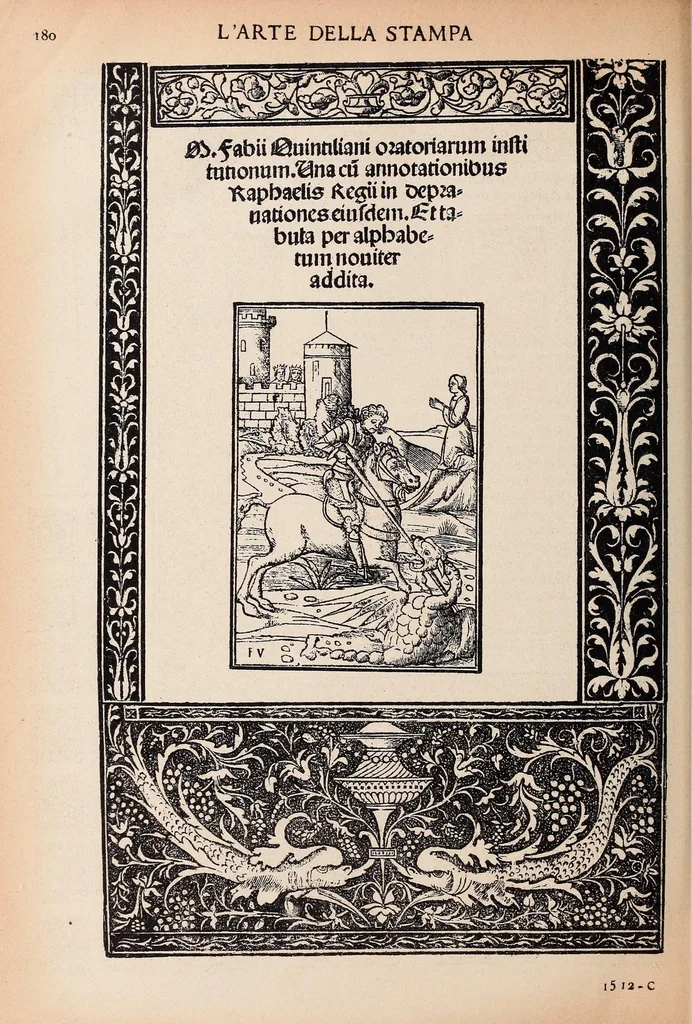 An illustration from L'art de l'imprimerie à Venise, 1896, leaf 198