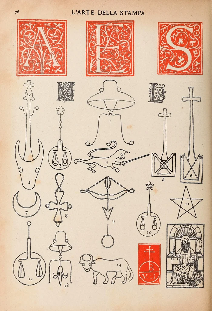 An illustration from L'art de l'imprimerie à Venise, 1896, leaf 94