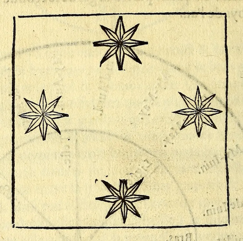 An illustration from L'art de nauiguer, 1569, leaf 194