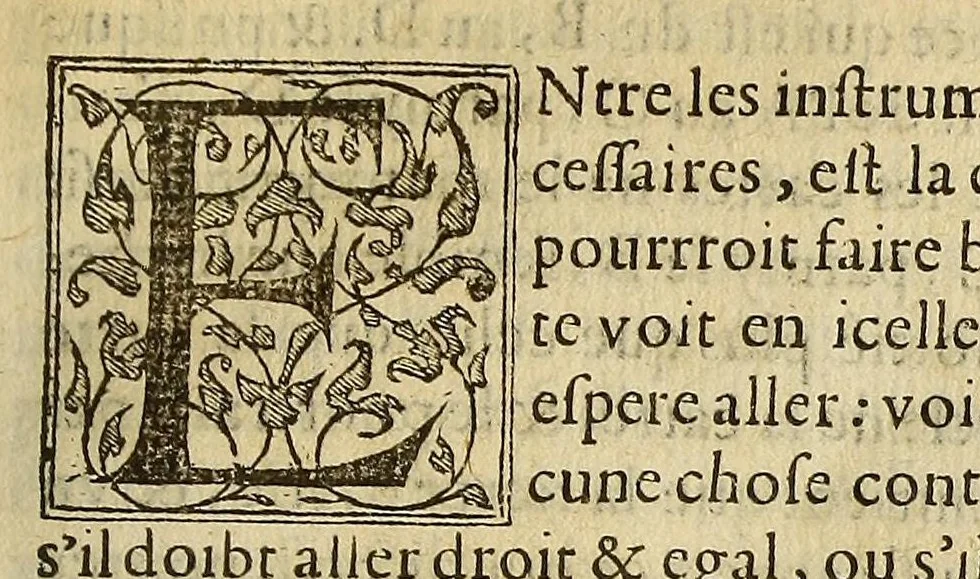 An illustration from L'art de nauiguer, 1569, leaf 65