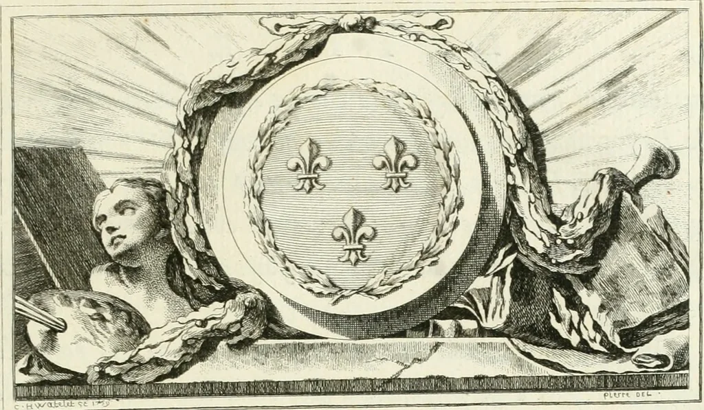An illustration from L'art de peindre : poëme : avec des réflexions sur les différentes parties de la peinture, 1760, leaf 10
