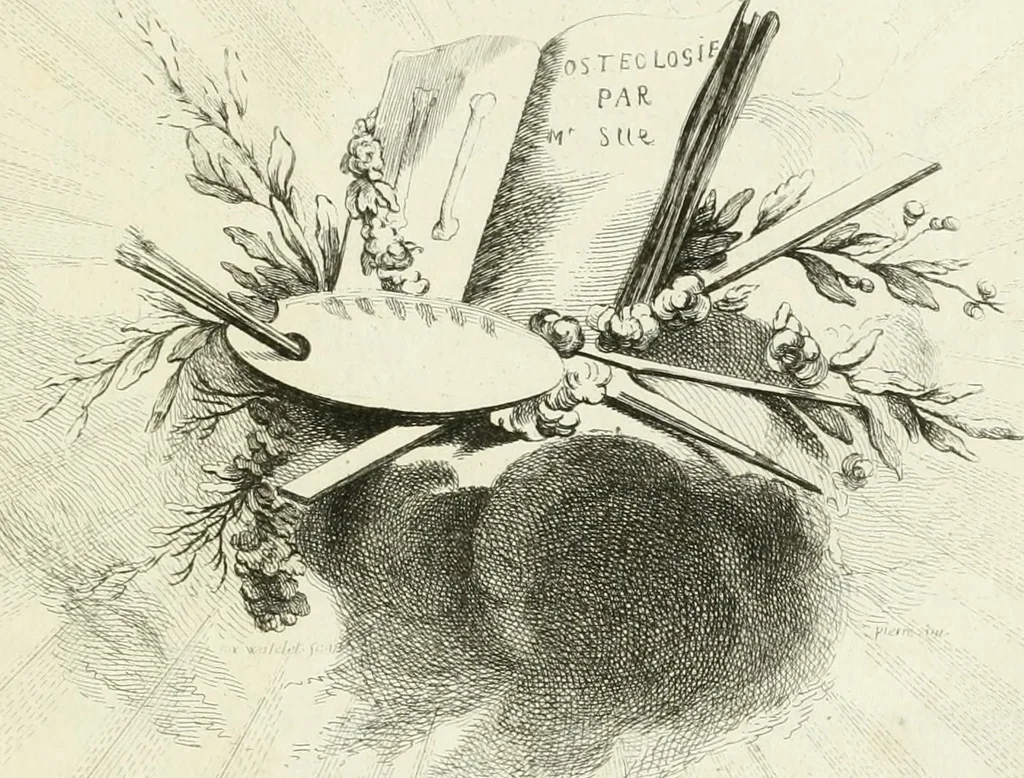 An illustration from L'art de peindre : poëme : avec des réflexions sur les différentes parties de la peinture, 1760, leaf 106