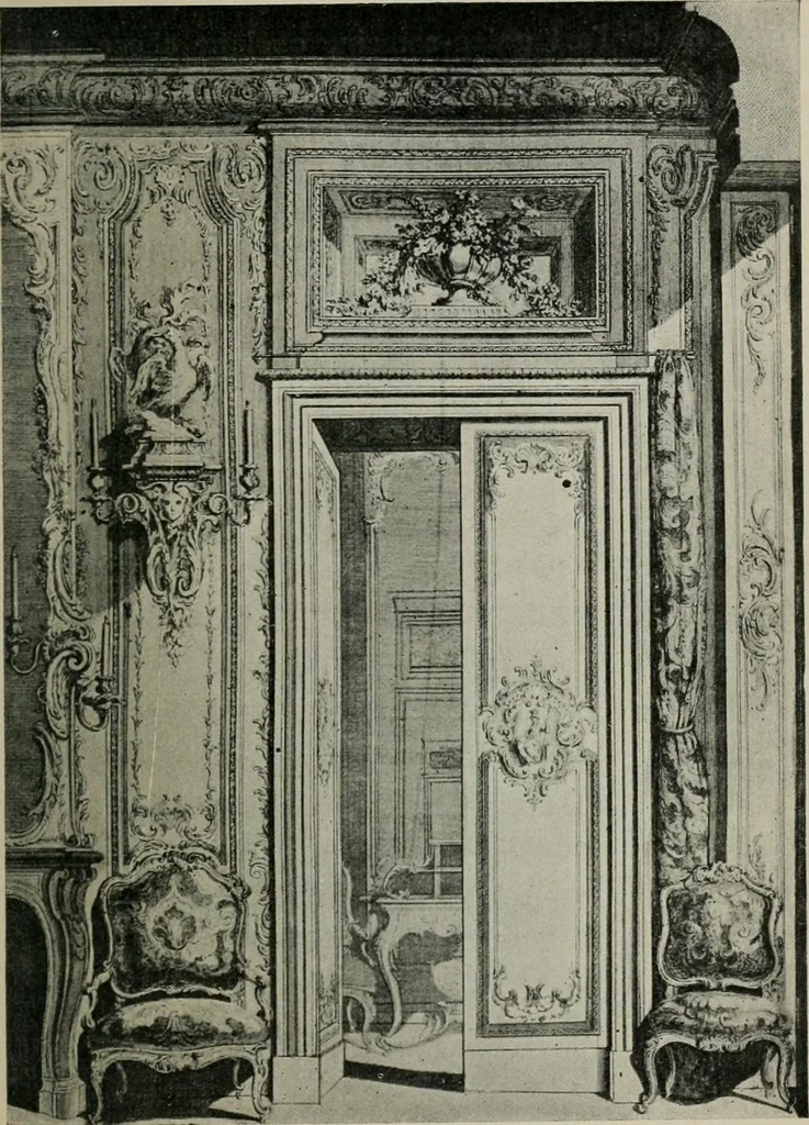 An illustration from L'art de reconnaître les styles : les styles régence et Louis XV, 1912, leaf 122