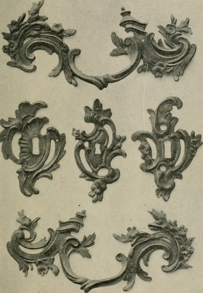 An illustration from L'art de reconnaître les styles : les styles régence et Louis XV, 1912, leaf 24