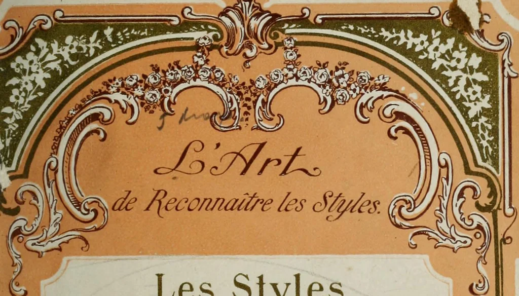 An illustration from L'art de reconnaître les styles : les styles régence et Louis XV, 1912, leaf 4