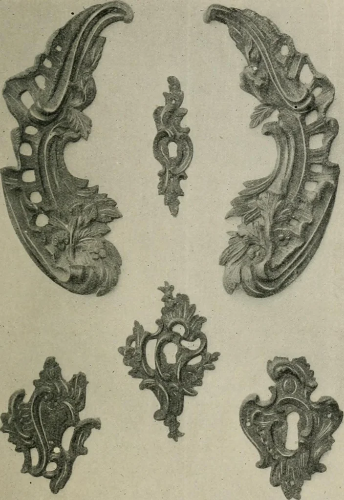 An illustration from L'art de reconnaître les styles : les styles régence et Louis XV, 1912, leaf 56