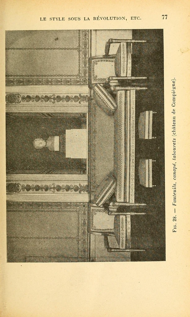 An illustration from L'art de reconnaître les styles: Le style empire; ouvrage orné de 132 gravures, 1911, leaf 95