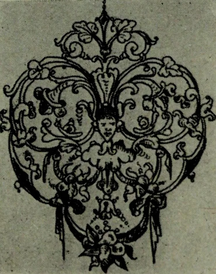 An illustration from L'art de reconnaître les styles : le style Louis XIII, 1920, leaf 8