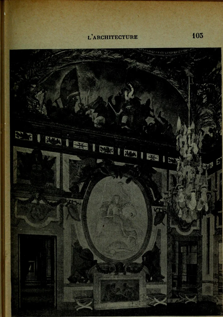 An illustration from L'art de reconnaître les styles, le style Louis XIV, 1900, leaf 118