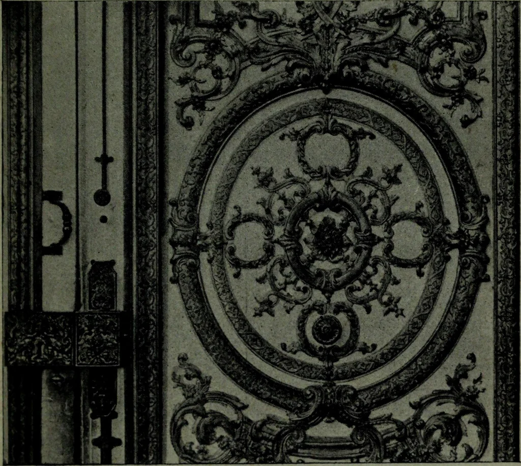 An illustration from L'art de reconnaître les styles, le style Louis XIV, 1900, leaf 132