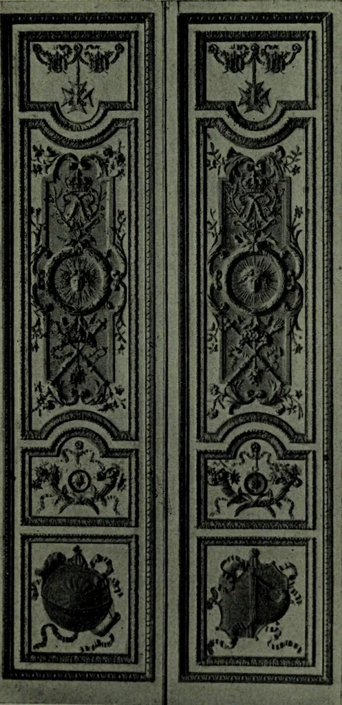 An illustration from L'art de reconnaître les styles, le style Louis XIV, 1900, leaf 136