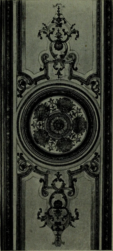 An illustration from L'art de reconnaître les styles, le style Louis XIV, 1900, leaf 140