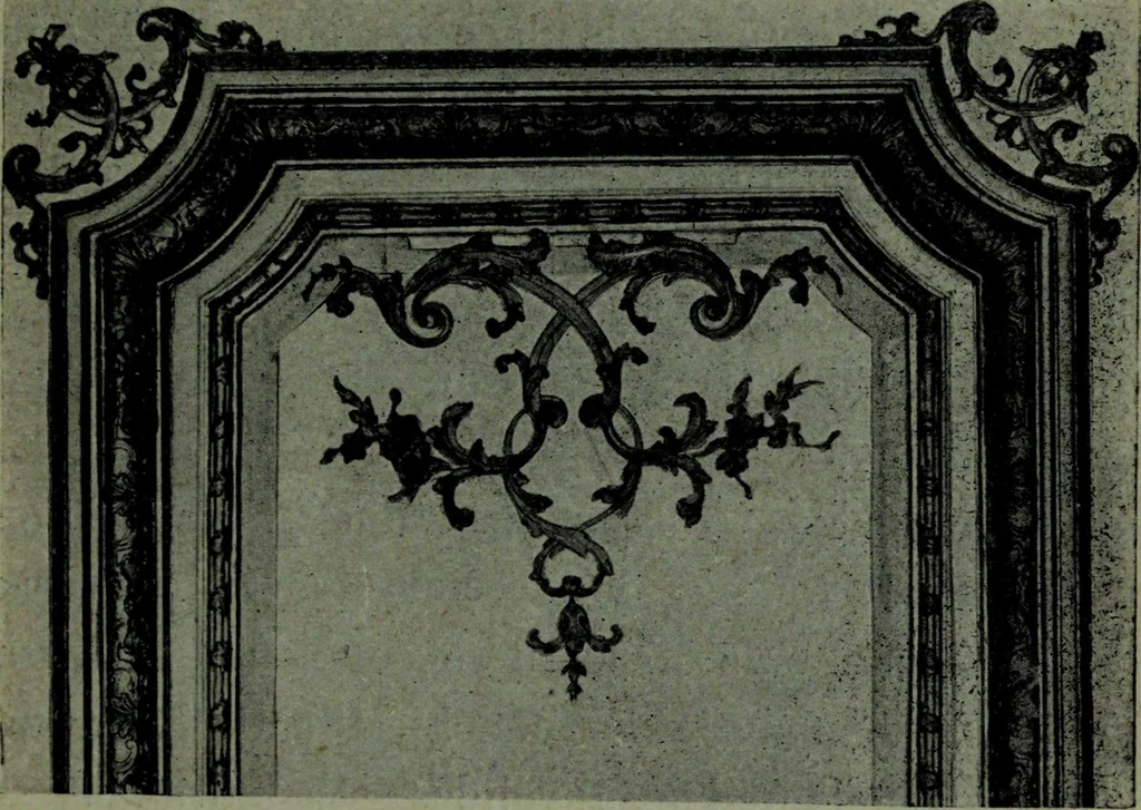 An illustration from L'art de reconnaître les styles, le style Louis XIV, 1900, leaf 142