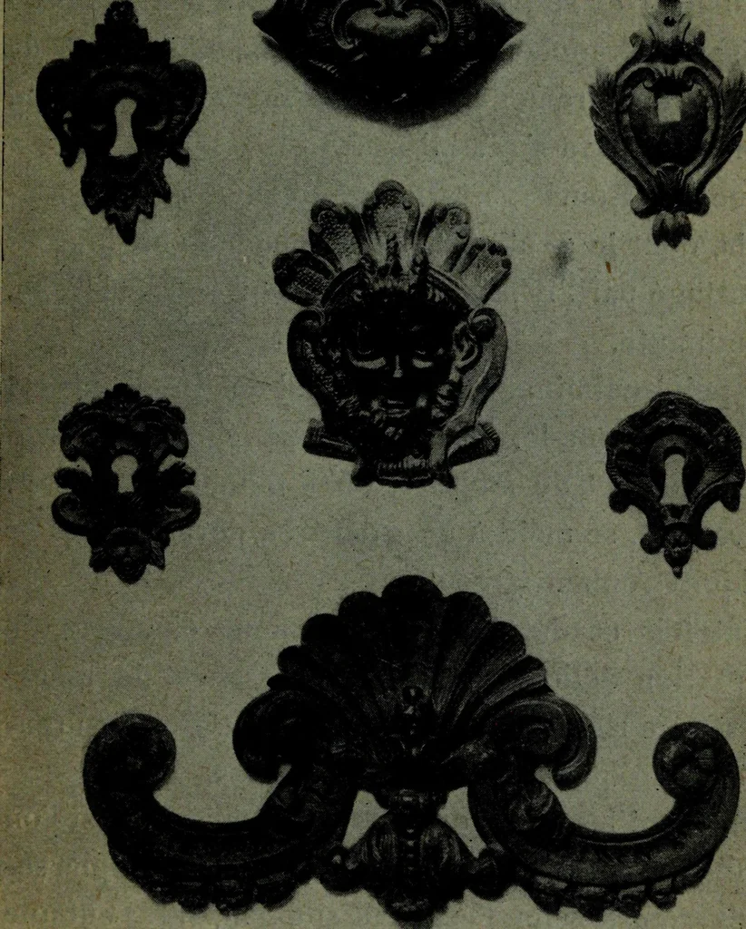 An illustration from L'art de reconnaître les styles, le style Louis XIV, 1900, leaf 16