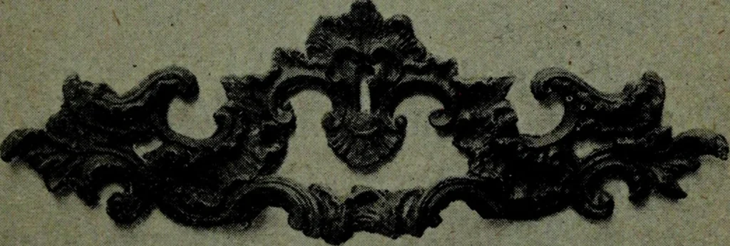 An illustration from L'art de reconnaître les styles, le style Louis XIV, 1900, leaf 18