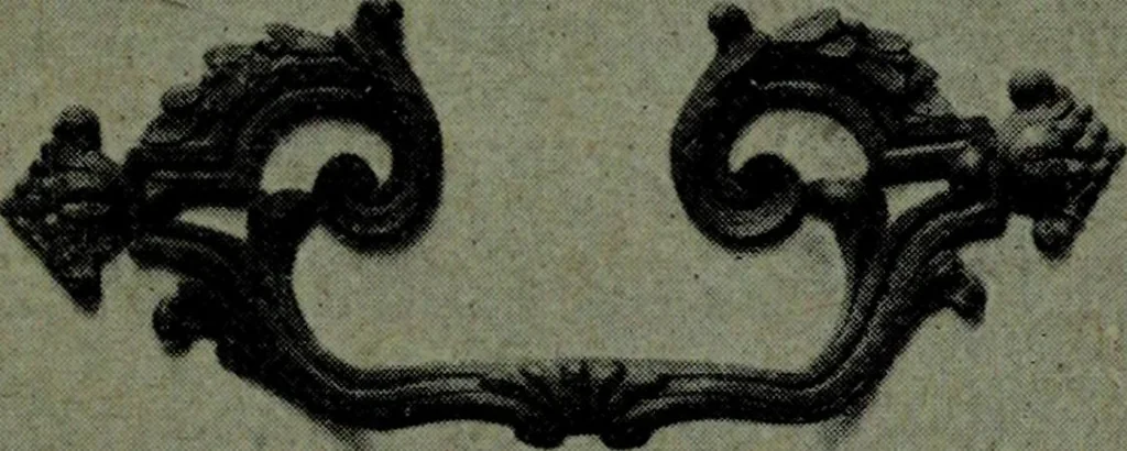 An illustration from L'art de reconnaître les styles, le style Louis XIV, 1900, leaf 18
